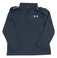 Tmavomodrá sportovní funkční mikina Under Armour 