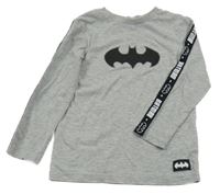 Sivé melírované tričko s Batmanem George