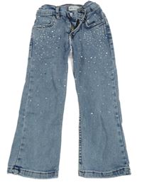 Modré flare rifle s kamínky Zara