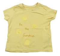 Žlté tričko so sluníčky Primark