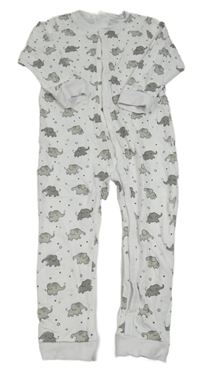 Bílý overal se slony H&M