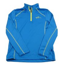 Modrá funkčná športová mikina Crivit