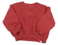 Červená oversize mikina s autom George