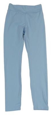 Svetlomodré športové legíny Shein