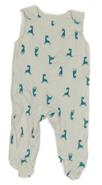 Bílé dupačky so žirafami 