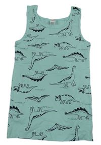 Svetlomodré tielko s dinosaurami Yigga