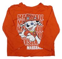 Červené tričko s Marshallem - Paw Patrol
