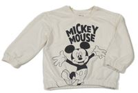 Biela mikina s Mickeym Disney + Primark