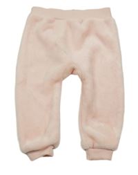 Světlerůžové plyšové turecké kalhoty orsolino