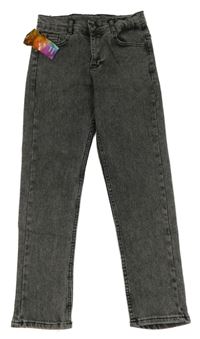 Nové - čierne plesňové teplákové rifle