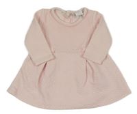 Svetloružové prešívané šaty s mašličkami JASPER CONRAN