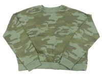 Army crop mikina