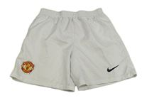 Bílé fotbalové šusťákové kraťasy - Manchester United Nike