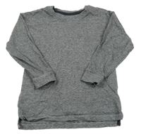 Čierne pruhované tričko Next