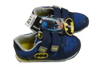 Nové - Modro-tmavomodré botasky s logem Batmana George vel. 28