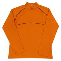 Oranžová športová mikina