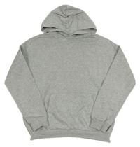 Sivá melírovaná mikina s kapucňou H&M