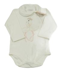 Nové - Smetanové body s plameňáky a límečkem