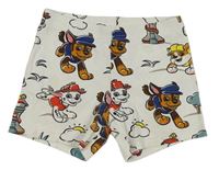 Biele bavlnené kraťasy s Paw Patrol H&M