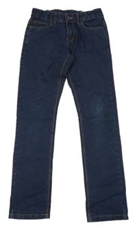 Tmavomodré skinny rifle C&A