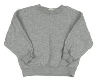 Sivá melírovaná mikina H&M