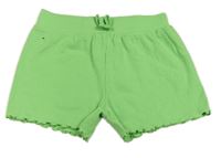 Zelené rebrované kraťasy Primark