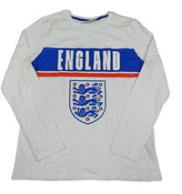 Biele tričko s nápisem - England