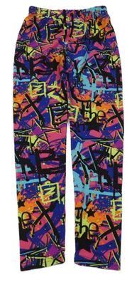 Barevné vzorované legíny 