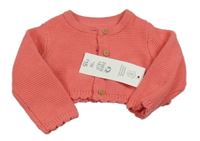 Nové - korálové pletené prepínaci bolerko F&F