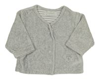 Sivá zamatová podšitá prepínaci mikina Early Days