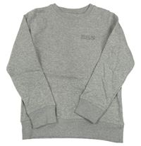 Sivá melírovaná mikina