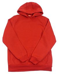 Červená mikina s logom a kapucňou Slazenger