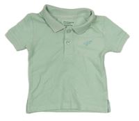 Mintové polo tričko s dinem Primark