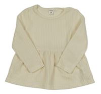 Smetanová úpletová tunika Shein