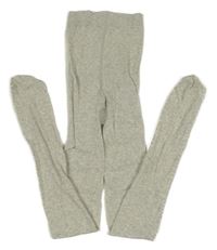 Světlešedé melírované punčocháče Tu