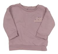 Lila mikina s nápisem Primark
