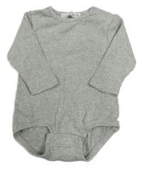 Sivé rebrované body Zara