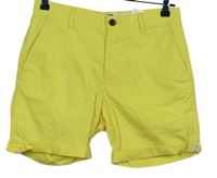 Pánské žluté plátěné chino kraťasy H&M vel. 30R