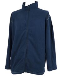 Pánská tmavomodrá fleecová propínací mikina Toptex vel. 60