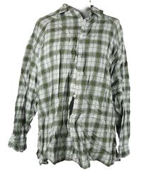 Dámská khaki-bílá kostkovaná halenka Asos 