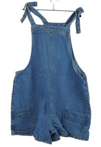 Dámský světlemodrý riflový kraťasový overal Dazy