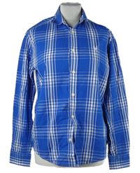 Pánská modro-bílá kostkovaná halenka Crew Clothing 