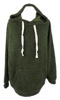 Dámská khaki buklé mikina s kapucí Mooij 