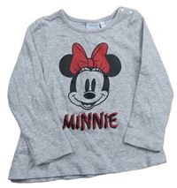 Svetlosivé tričko s Minnie Disney