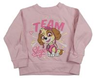 Světlerůžová mikina s PAW PATROL 