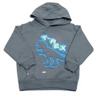 Šedomodrá mikina s dinem a kapucňou M&S