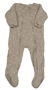 Béžový zateplený overal s hvězdami Next