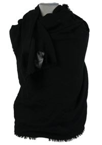 Dámska čierna rotřepená maxi šál H&M