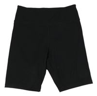 Čierne športové elastické kraťasy H&M