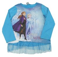 Modré triko s tylem - Ledové království Disney
